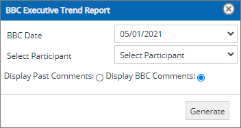 BBC Executive Trend Report popup